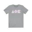 Delta Phi Epsilon Printed Letters | Pastel Tie-Dye T-Shirt Supply