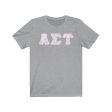 Alpha Sigma Tau Printed Letters | Pastel Tie-Dye T-Shirt For Sale