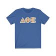 Delta Phi Epsilon Printed Letters | Nova Plaid T-Shirt For Cheap