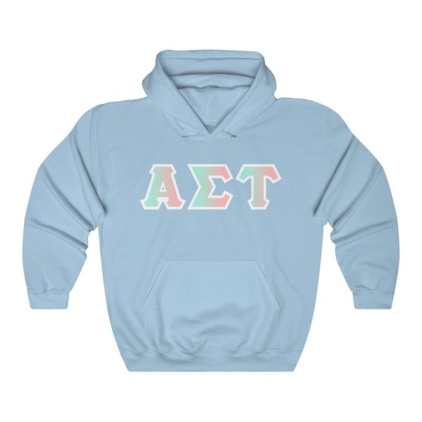 Alpha Sigma Tau Printed Letters | Dreams Hoodie on Sale