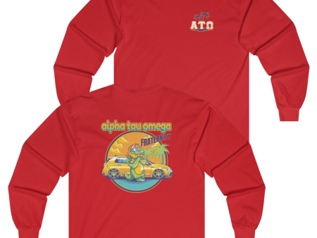 Alpha Tau Omega Graphic Long Sleeve | Cool Croc Cheap