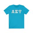 Alpha Sigma Tau Printed Letters | Under the Sea T-Shirt For Sale