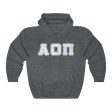 Alpha Omicron Pi Printed Letters | Pastel Tie-Dye Hoodie For Discount