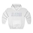 Alpha Omicron Pi Printed Letters | Pastel Tie-Dye Hoodie For Discount