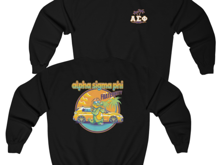 Alpha Sigma Phi Graphic Crewneck Sweatshirt | Cool Croc Supply