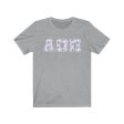 Alpha Omicron Pi Printed Letters | Bayside White T-Shirt Discount