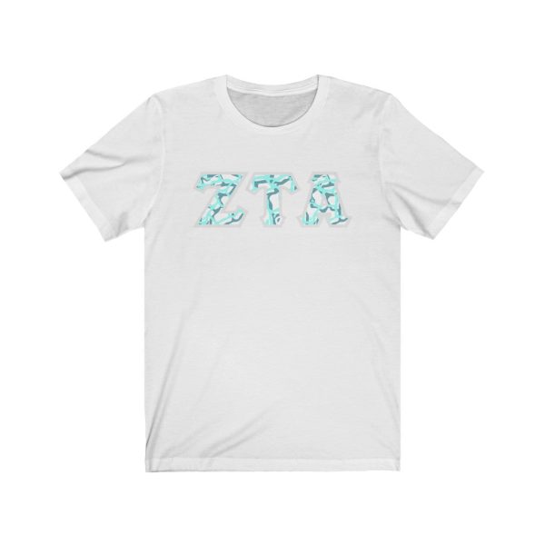 Zeta Tau Alpha Printed Letters | Under the Sea T-Shirt Supply