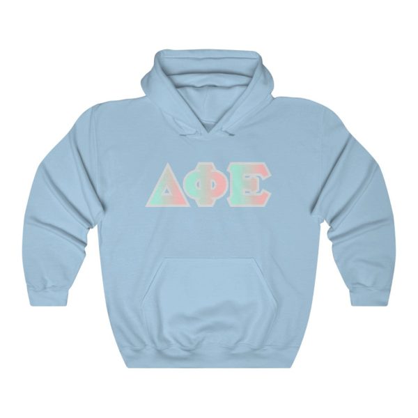 Delta Phi Epsilon Printed Letters | Dreams Hoodie Online