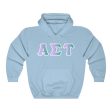 Alpha Sigma Tau Printed Letters | Antarctica Hoodie Discount