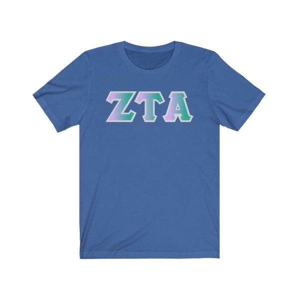 Zeta Tau Alpha Printed Letters | Antarctica T-Shirt For Discount