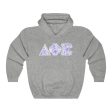 Delta Phi Epsilon Printed Letters | Cotton Candy Tie-Dye Hoodie Online