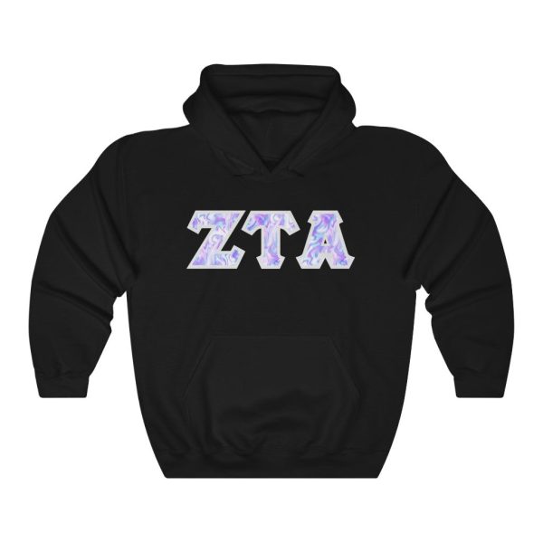 ZTA Printed Letters | Cotton Candy Tie-Dye Hoodie For Sale