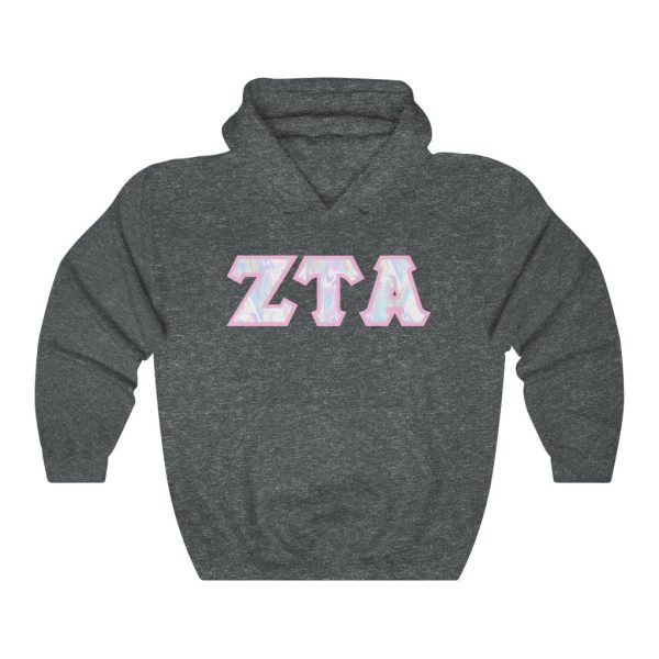 ZTA Printed Letters | Pastel Tie-Dye Hoodie Online Hot Sale