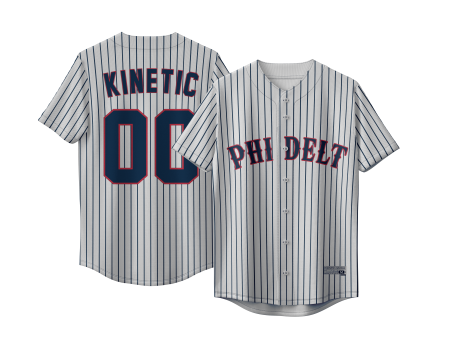 Phi Delta Theta - Crimson Wrapped - Baseball Jersey For Sale