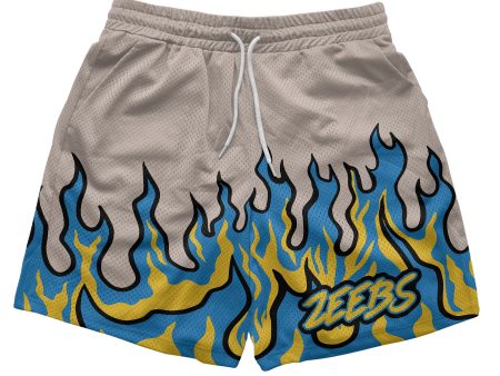 Zeta Beta Tau - Flames Fundamental Short Cheap