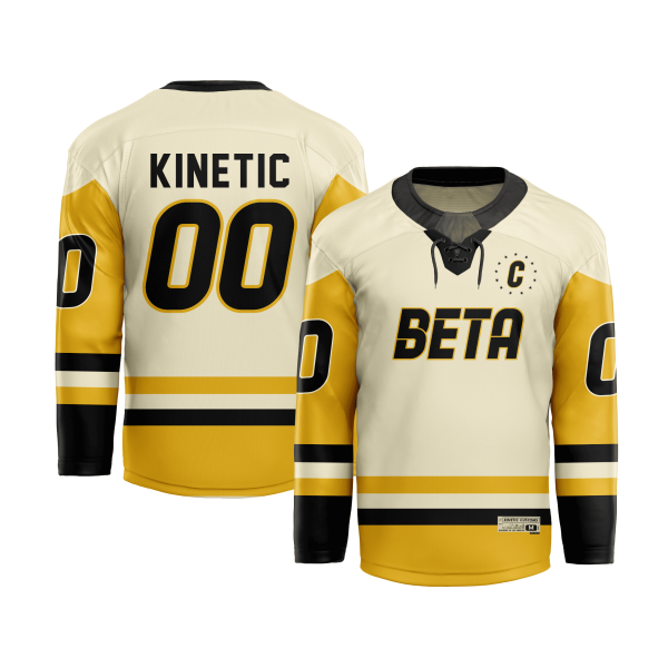 Beta Theta Pi - Golden Cream Hockey Jersey Sale