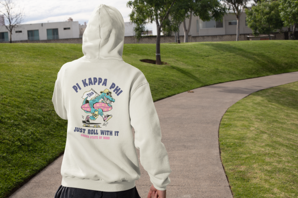 Pi Kappa Phi Graphic Hoodie | Alligator Skater For Cheap