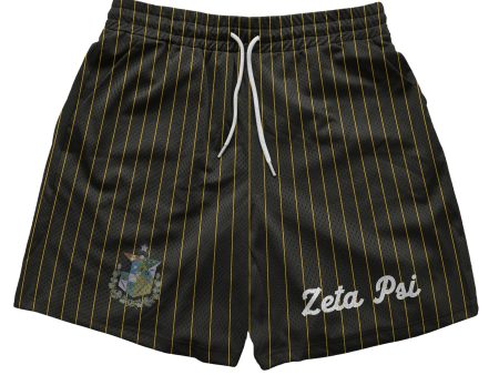 Zeta Psi - Pinstripe Fundamental Short Hot on Sale