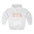 ZTA Printed Letters | Peach Sunrise Hoodie Online Sale