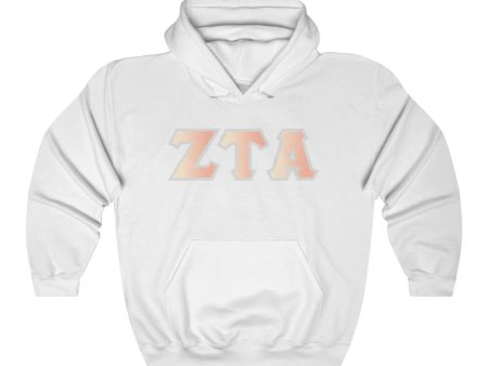 ZTA Printed Letters | Peach Sunrise Hoodie Online Sale