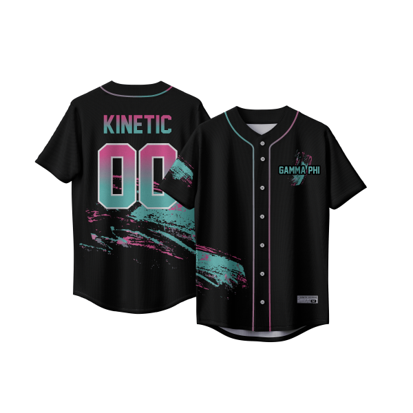 Gamma Phi Beta - Miami Beach Splash Baseball Jersey Supply