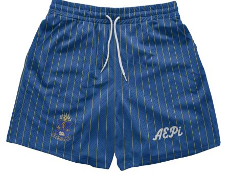 Alpha Epsilon Pi - Pinstripe Fundamental Short Online Hot Sale