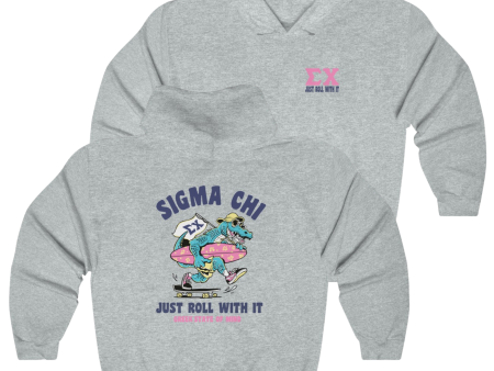 Sigma Chi Graphic Hoodie | Alligator Skater Supply