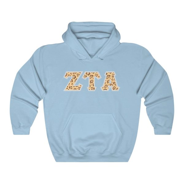 ZTA Printed Letters | Leopard Print Hoodie For Sale