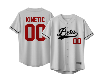 Beta Theta Pi - Classic Ballpark Red Baseball Jersey Discount