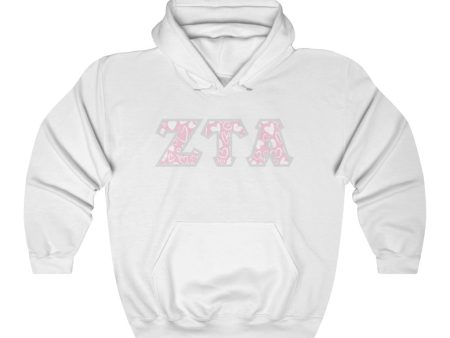 ZTA Printed Letters | Chalky Hearts Hoodie Supply