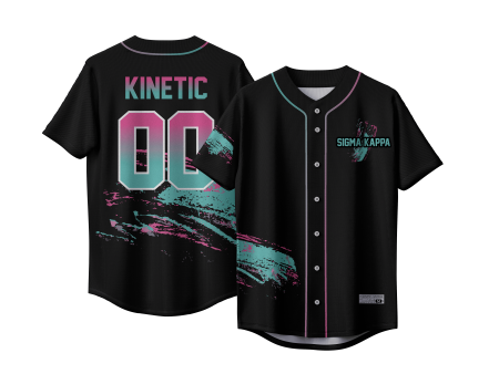 Sigma Kappa - Miami Beach Splash Baseball Jersey Online Hot Sale