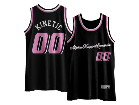 Alpha Kappa Lambda - Arctic Night  Basketball Jersey For Discount