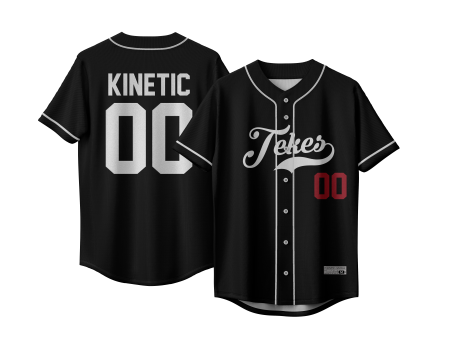 Tau Kappa Epsilon - Blackout Baseball Jersey Online Hot Sale