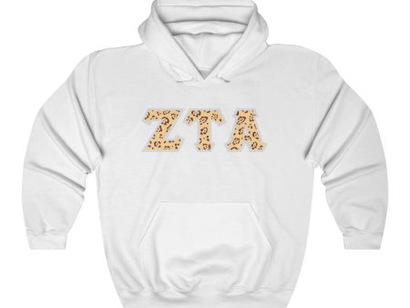 ZTA Printed Letters | Leopard Print Hoodie For Sale