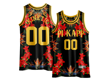 Pi Kappa Phi - Orchid Paradise Basketball Jersey For Discount