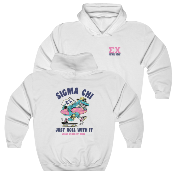 Sigma Chi Graphic Hoodie | Alligator Skater Supply