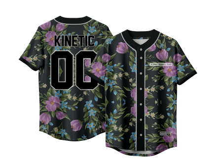 Alpha Gamma Rho - Midnight Bloom Baseball Jersey on Sale