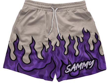 Sigma Alpha Mu - Flames Fundamental Short Fashion