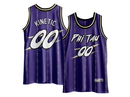 Phi Kappa Tau - Barbed Wire Basketball Jersey Online now