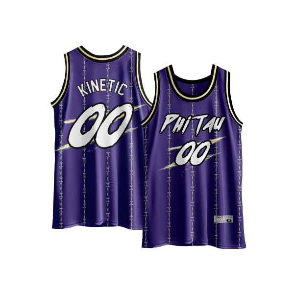 Phi Kappa Tau - Barbed Wire Basketball Jersey Online now