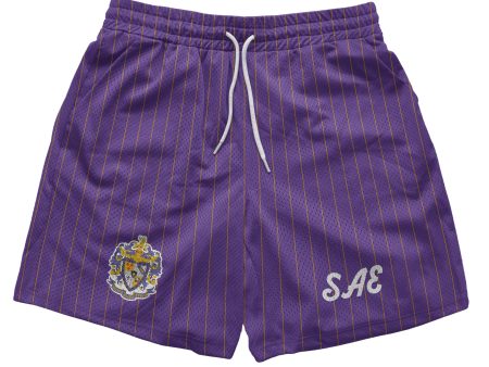 Sigma Alpha Epsilon - Pinstripe Fundamental Short Fashion