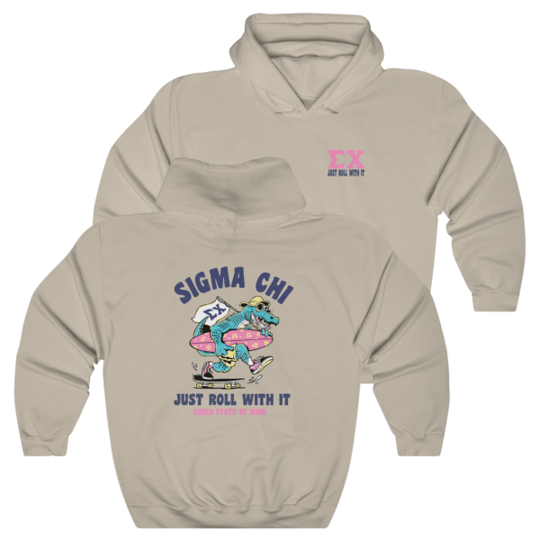 Sigma Chi Graphic Hoodie | Alligator Skater Supply