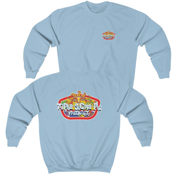 Alpha Sigma Phi Graphic Crewneck Sweatshirt | Summer Sol Fashion