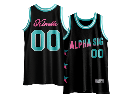 Alpha Sigma Phi - Cotton Candy Basketball Jersey Online Sale