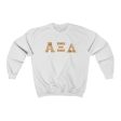 AXiD Printed Letters | Nova Plaid Crewneck Hot on Sale