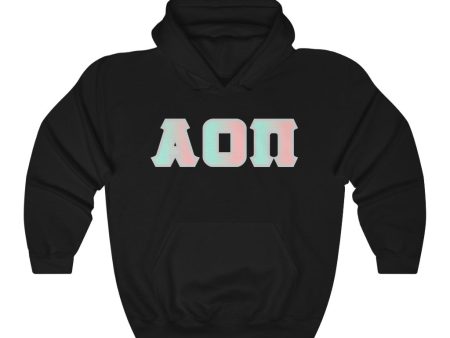 Alpha Omicron Pi Printed Letters | Dreams Hoodie Online now