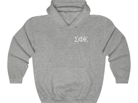 SigEp Printed Letters | White Letters LC Hoodie For Cheap