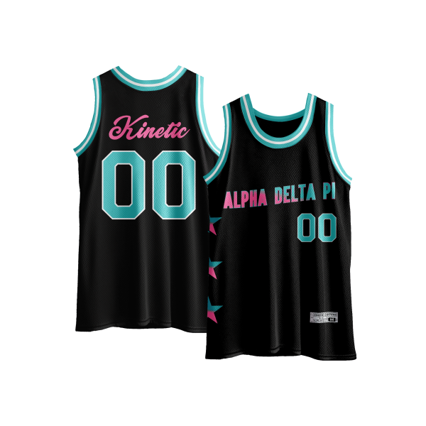 Alpha Delta Pi - Cotton Candy Basketball Jersey Hot on Sale