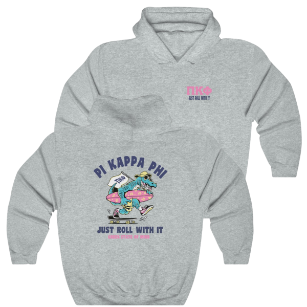 Pi Kappa Phi Graphic Hoodie | Alligator Skater For Cheap