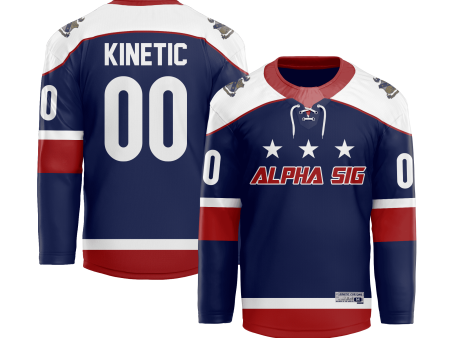 Alpha Sigma Phi - Fame Hockey Jersey Supply